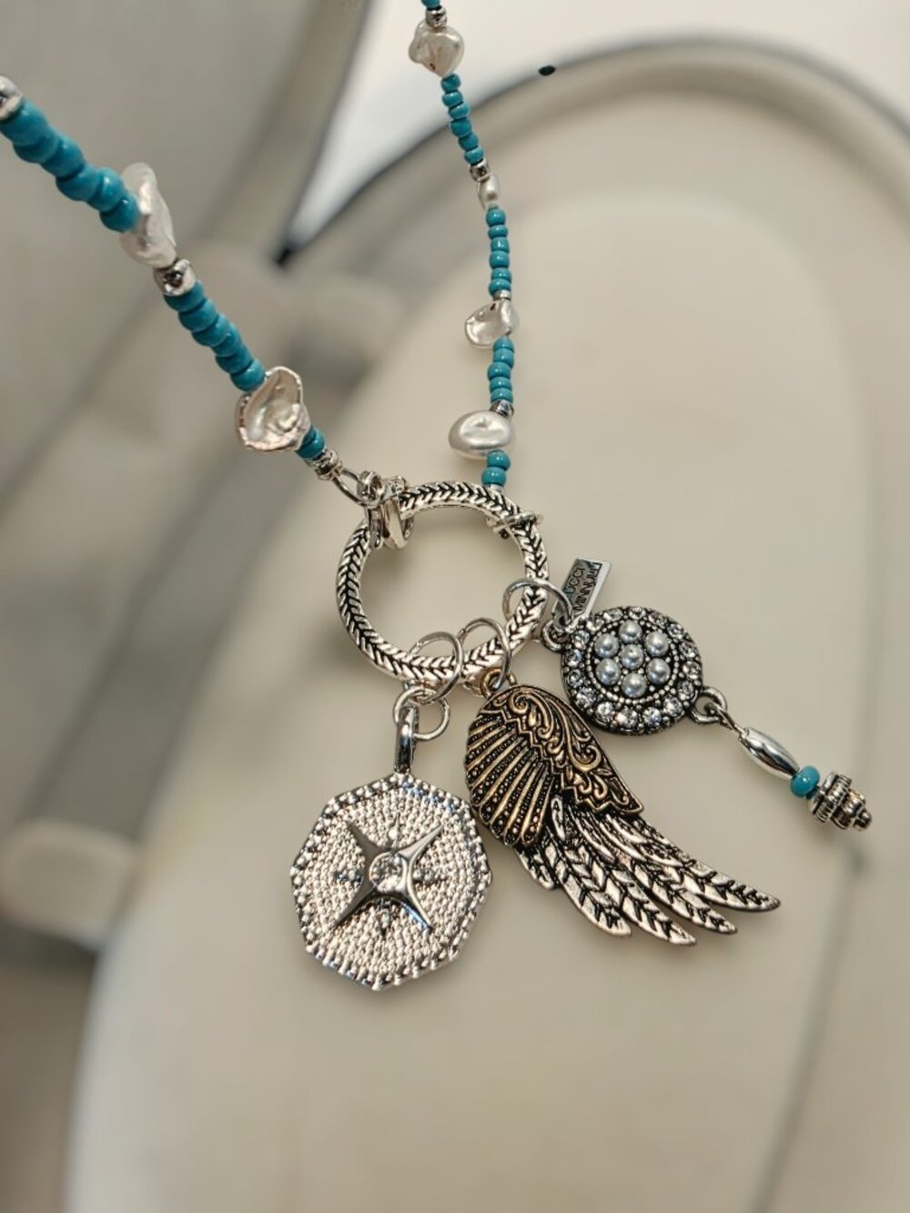 East Meets West Hobo Necklace by Fucci Minnulli